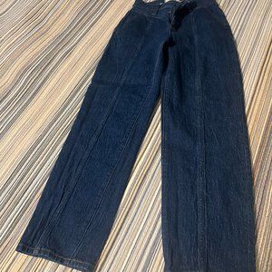 Madewell The Perfect Vintage Jean Size 24 BARELY WORN in cute piping style